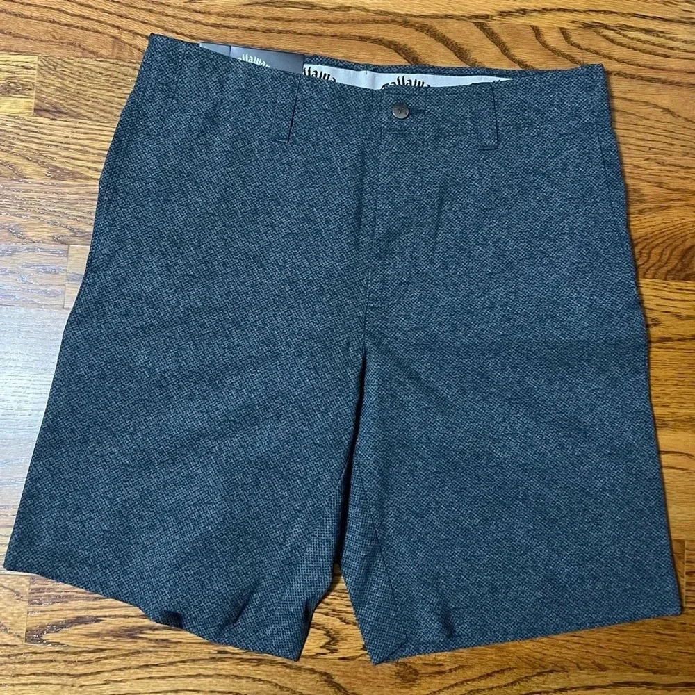 NEW Callaway Stretch Active Waistband Short With Media Pocket Men's 32